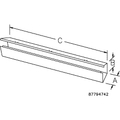 Nvent Hoffman WW, TYPE 1, STR.SECTION/KO, 4.00X4.00X48.00,  F44G48WK